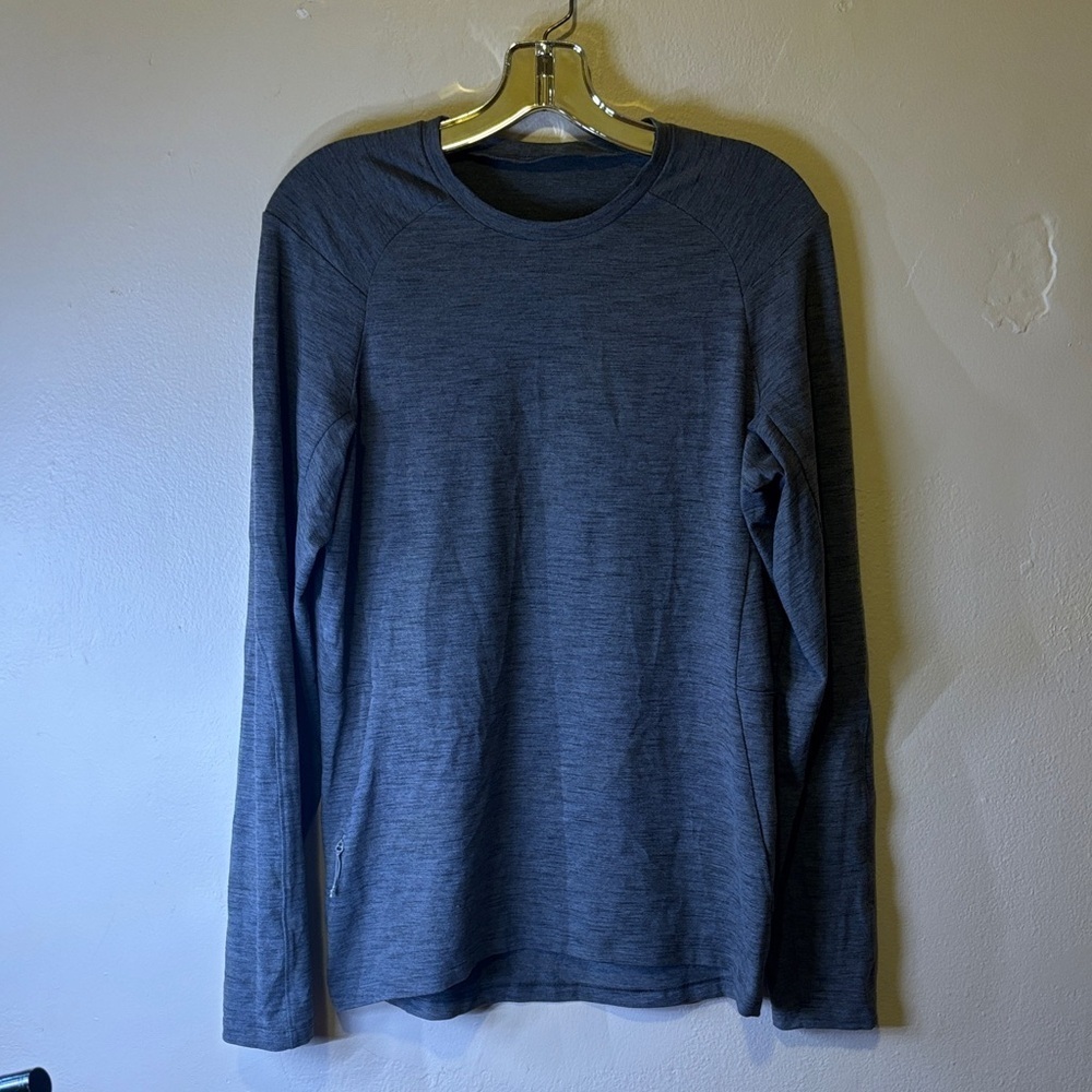 lululemon athletica Dark Gray Long Sleeve Tee